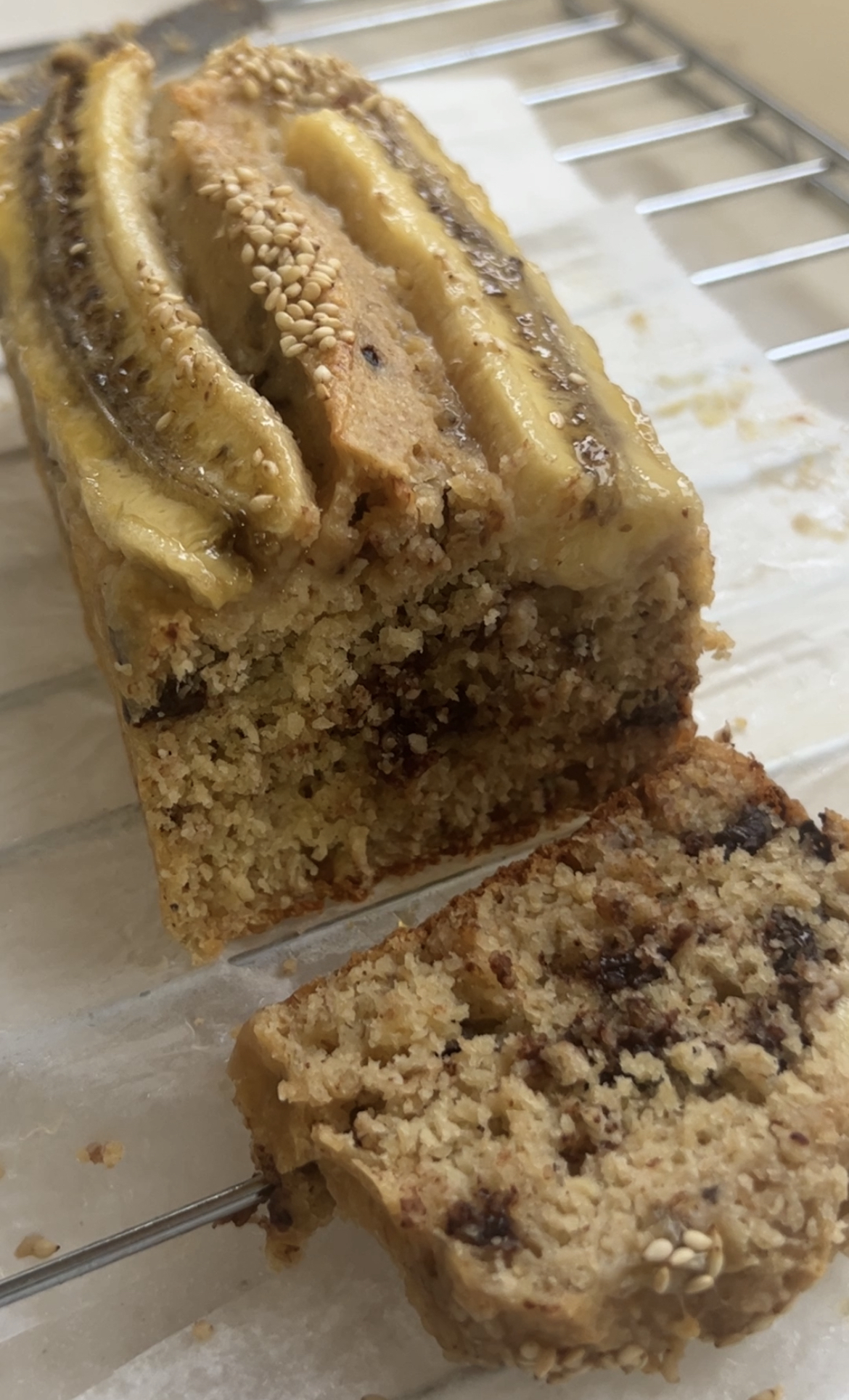 Sesame & Honey Oatmeal Banana Bread オートミールバナナブレッド